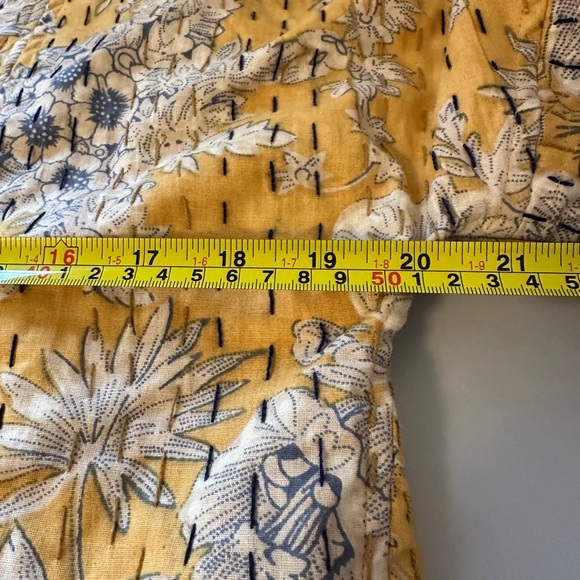 Handmade Kantha Quilted Kimono Jacket Made From Upcycled Cotton Saris | One Size - Picture 7 of 8